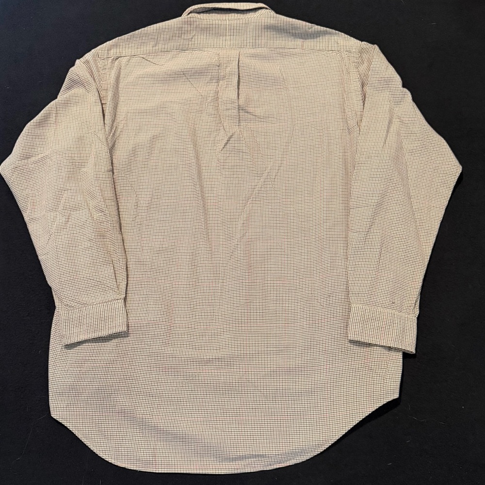 Polo Ralph Lauren Postboy Cotton Button Up Plaid Long Sleeve Mens 16-35 - Picture 8 of 8